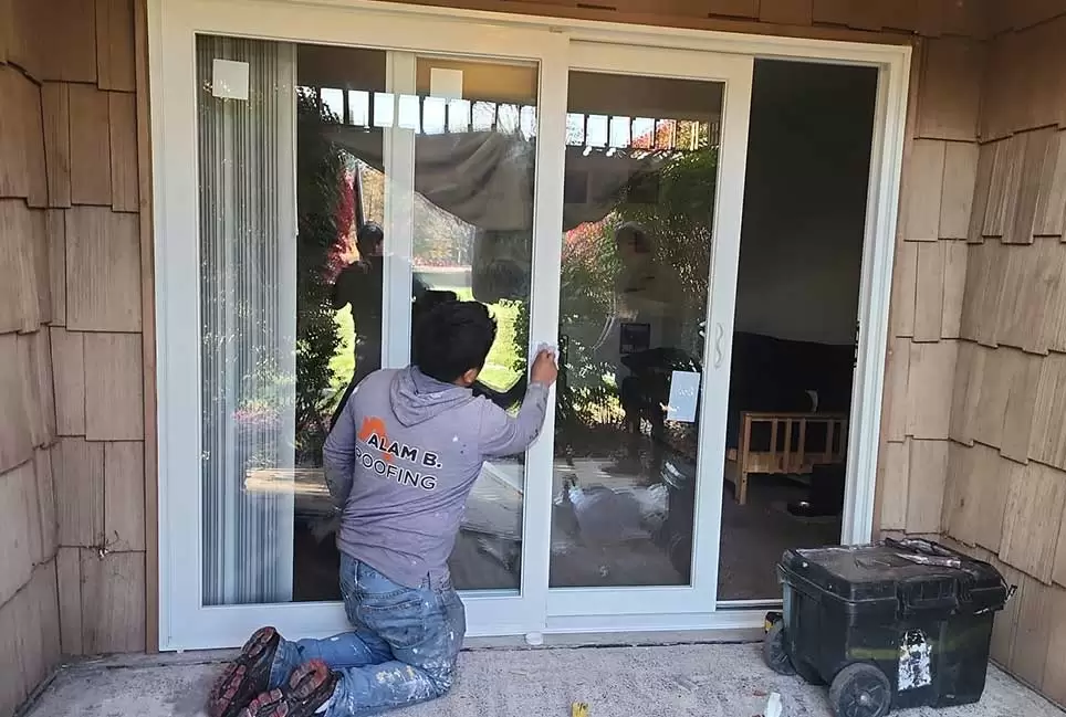 Installing glass doors